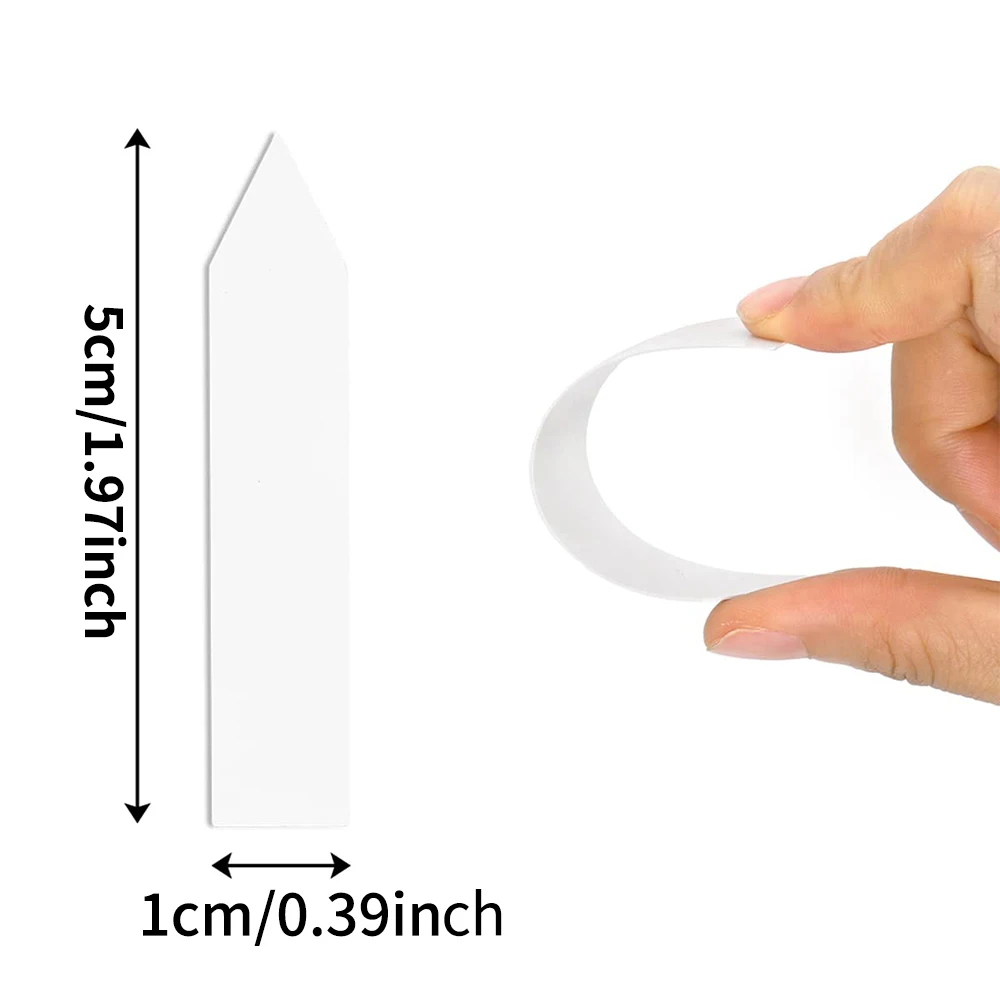 100pcs Garden Plant Labels Plant Accessories Flower Pots Plastic Plant Tags Nursery Markers Label Tray Mark DIY Tool