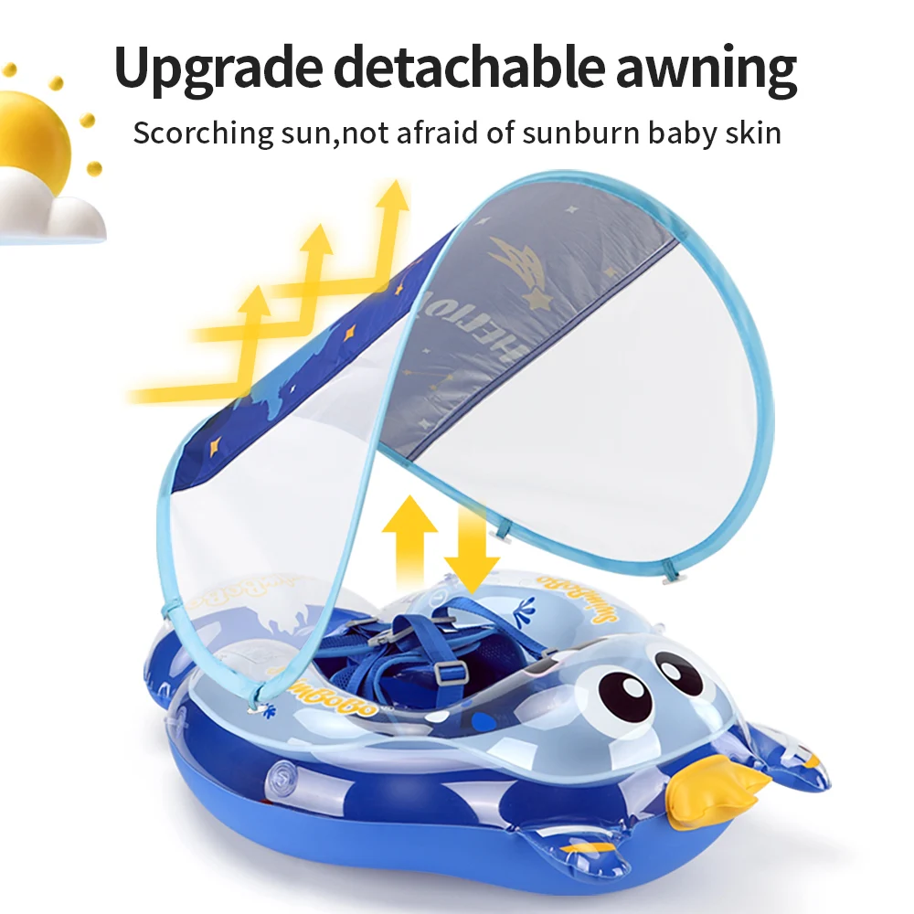 Swimbobo Kids Inflatable Baby Floating Water Toy Swimming Floats Waist Trainer Child Swim Pool Ring PVC Children Float