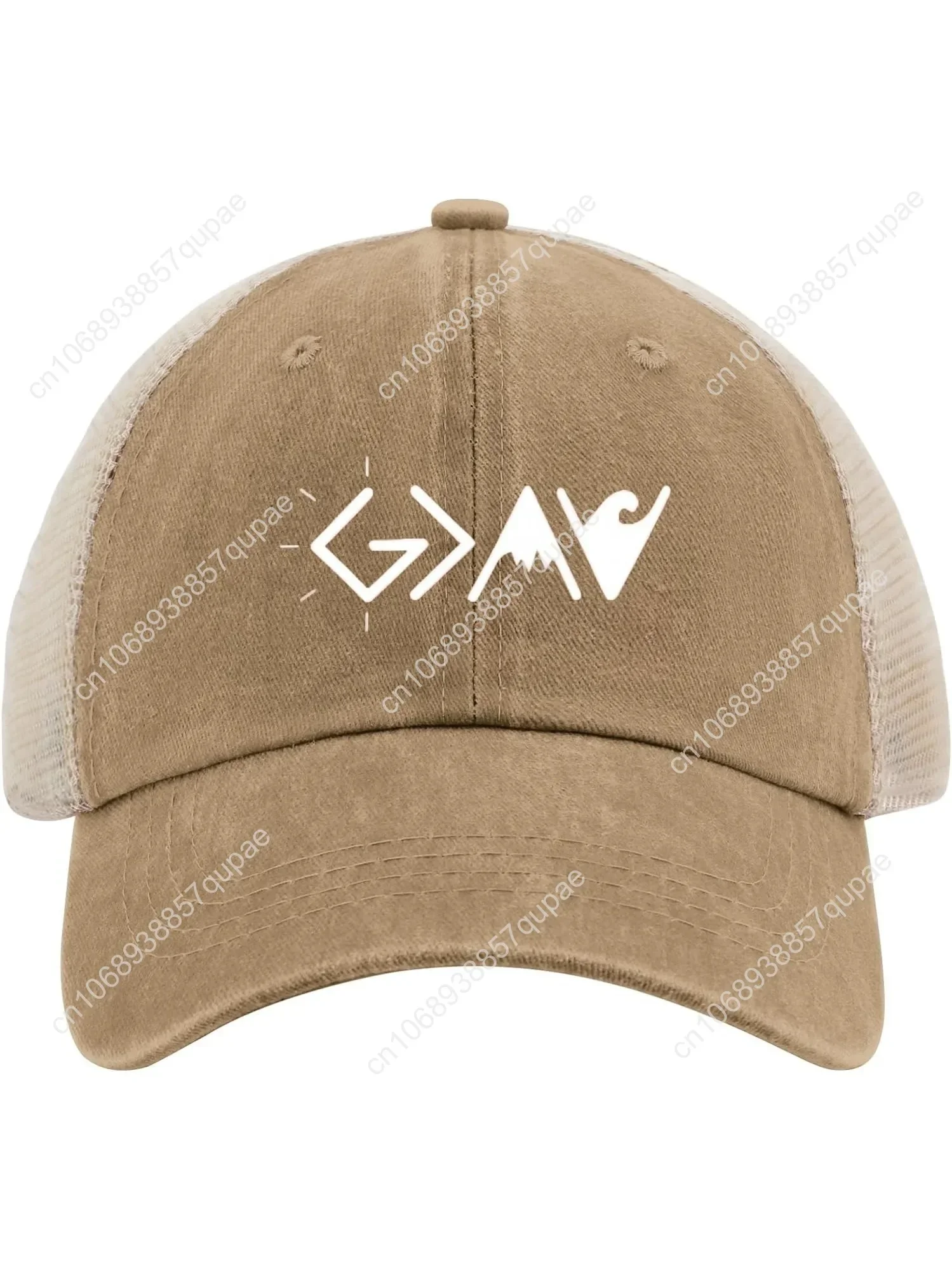 

God is Greater Than The Highs and Lows Hat Gym Hat Pigment Khaki02 Womens Beach Hat Gifts for Men Golf Caps