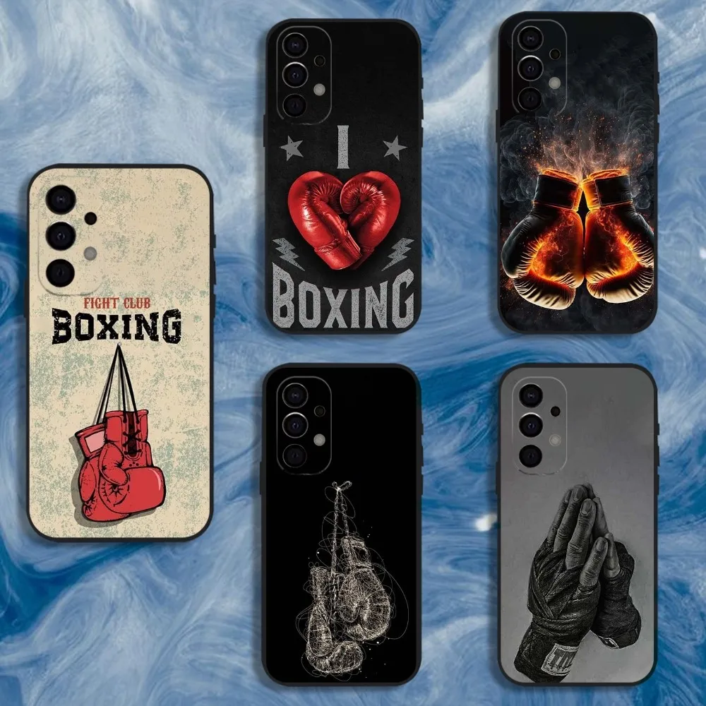 

Boxing Gloves Phone Case For Samsung S25,S24,S21,S22,S23,S30,Ultra,S20,Plus,Fe,Lite,Note,10,9,5G Black Cover
