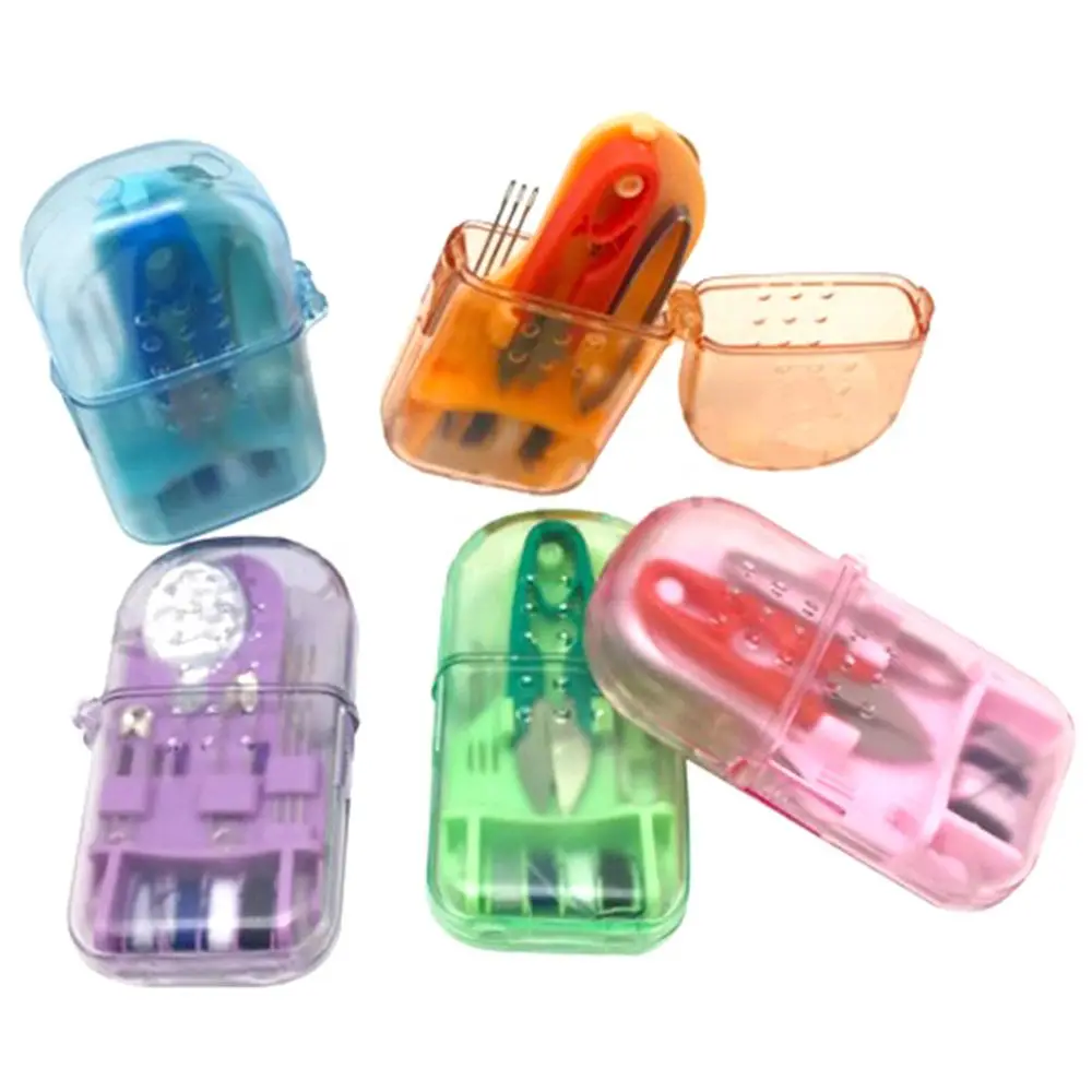 DIY Craft Thread Thimble Stitching Sewing Thread Travel Sewing Kit Portable Needle