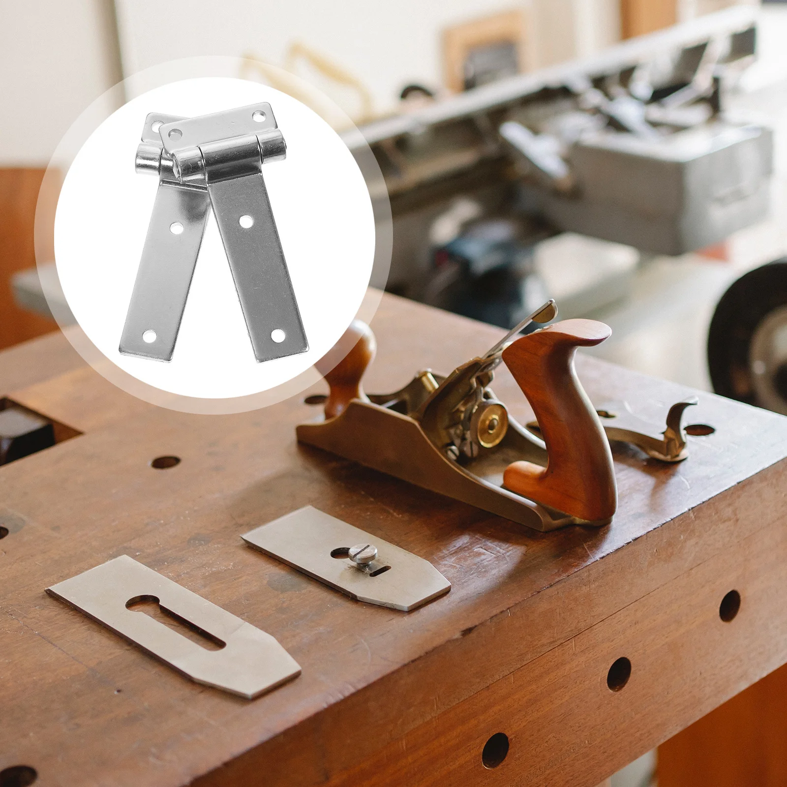

2pcs Carbon Steel Hinges Heavy Duty Cabinet Door Butt Hinges For Industrial Cabinet Distribution Box Outdoor Gate Long