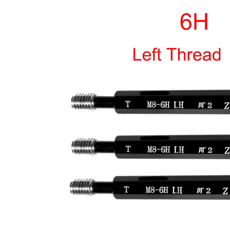 

1PCS Steel Mer-cury Gage Left Hand Thread Plug Gauge M11 M12 M14 M15 M16 M18 M20 M22 M24 M26 M30-M60 Thread Distance 2 1.5