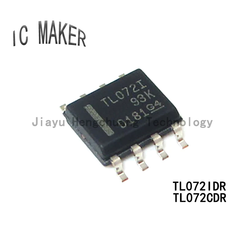 5PCS/Lot Original TL072IDR TL072CDR 072C 072I 0721 SOP-8 TL072ID TL072IDT Dual JFET input general-purpose operational amplifier