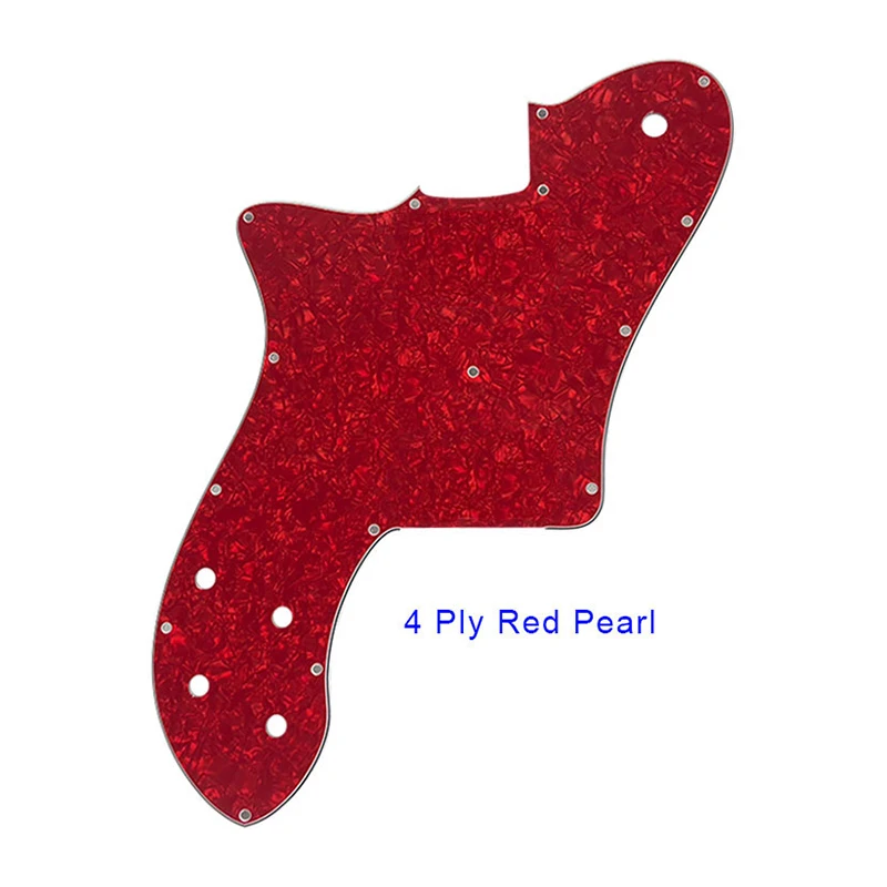 Feiman Custom Guitar Parts For Left Hand US FD 72Tele Deluxe Reissue Guitar Pickguard Without Pickup Replacement Multiple Colors