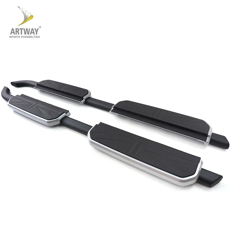 High quality the silver edge fixed side step for land rover new defender 110 exterior accessories