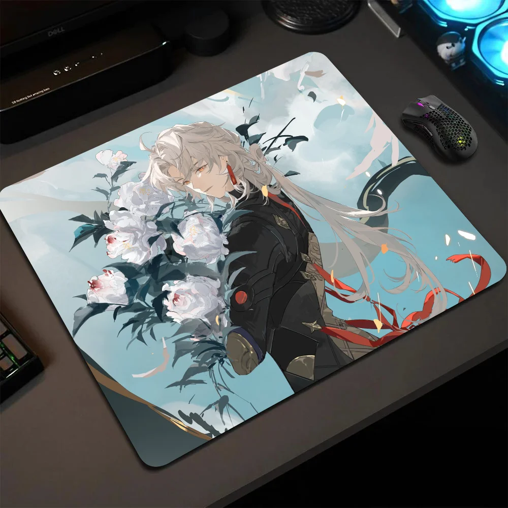 

Blade Honkai Star Rail Mousepad Small LockEdge Mouse Pad For Gamers Computer Desk Pad Rectangular Anti-slip Rubber