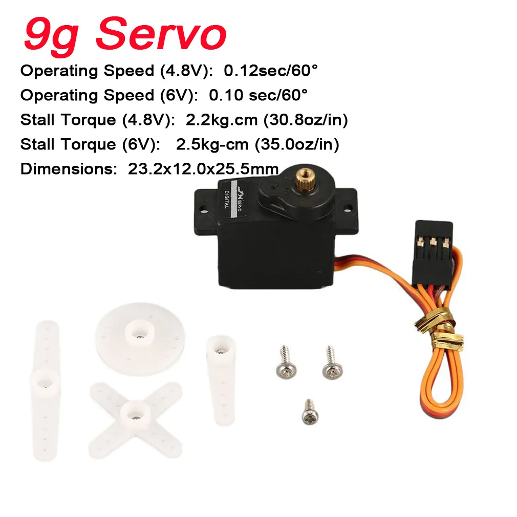 Serwo RC High Speed Metal Gears Mini Servo 9g 17g 25g 6kg 9kg 20kg 25kg Serwo do RC 1/8 1/12 1/10 RC Car Airplane Boat Robot