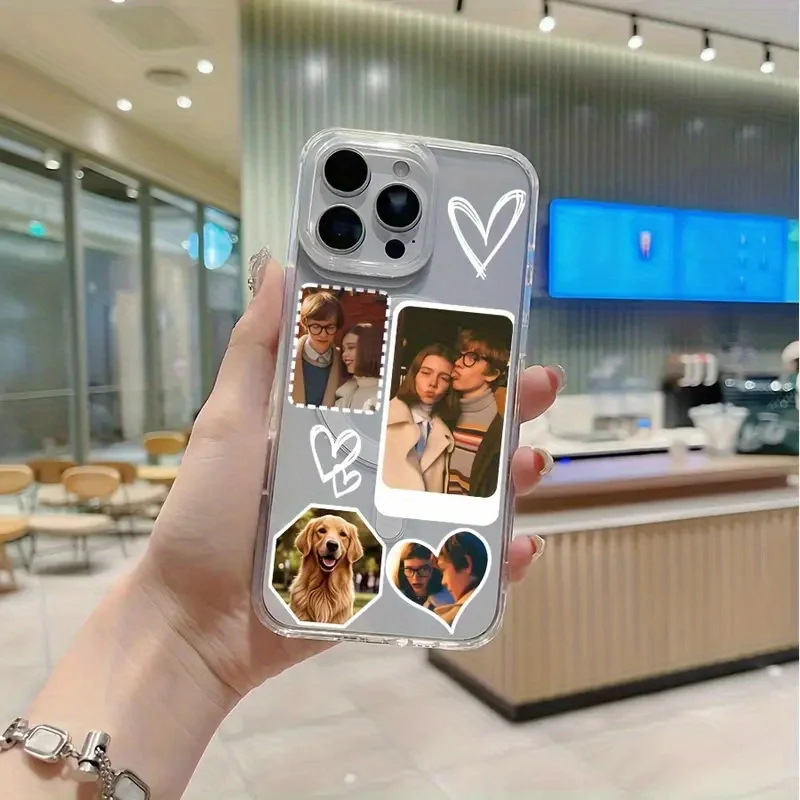 Funda Personalizada para Teléfono iPhone 18 17 16 15 14 13 12 11 Pro XS Max Plus Mini X XR Air 16e 17e Magsafe, Carcasa Transparente de PC a Prueba de Golpes