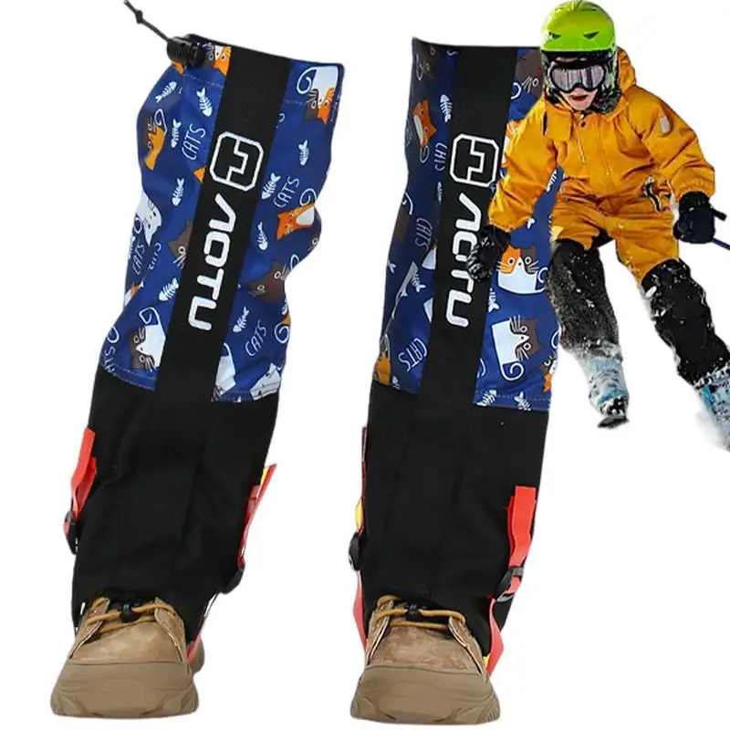 

Waterproof Kids Leg Boot Gaiters Outdoor Adjustable Snow Shoes Cover Windproof Sand Prevention Children's Outdoor Leg Covers For