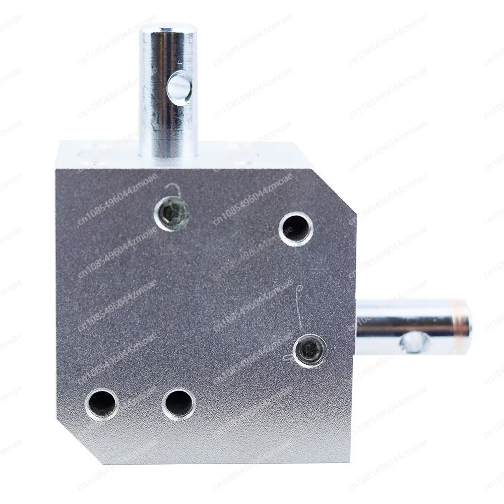 Right angle conical bevel gearbox right angle commutator device speed ratio 1:1 double 8MM shaft