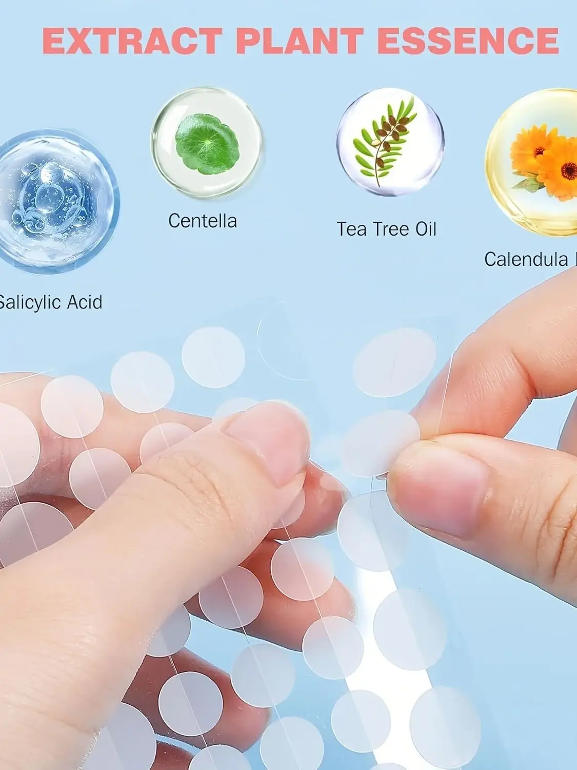 180/360PCS Hydrocolloid Acne Patch, accompanied by 5 blackhead cotton swabs | All-day waterproof and breathable protection