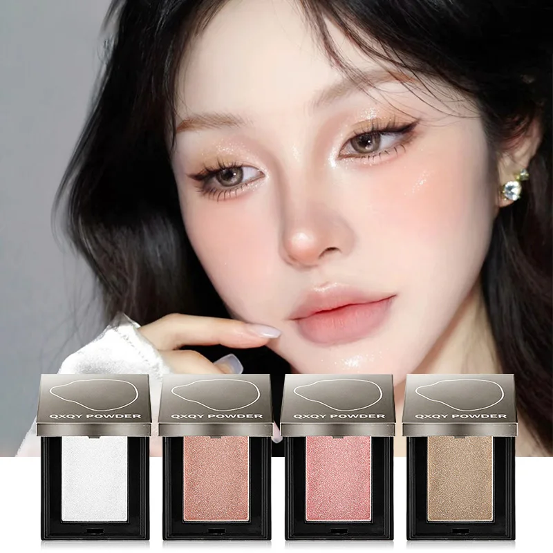 QXQY multi-use powder, pearl fine flash monochrome blush, natural color, delicate high gloss eye makeup, lasting makeup