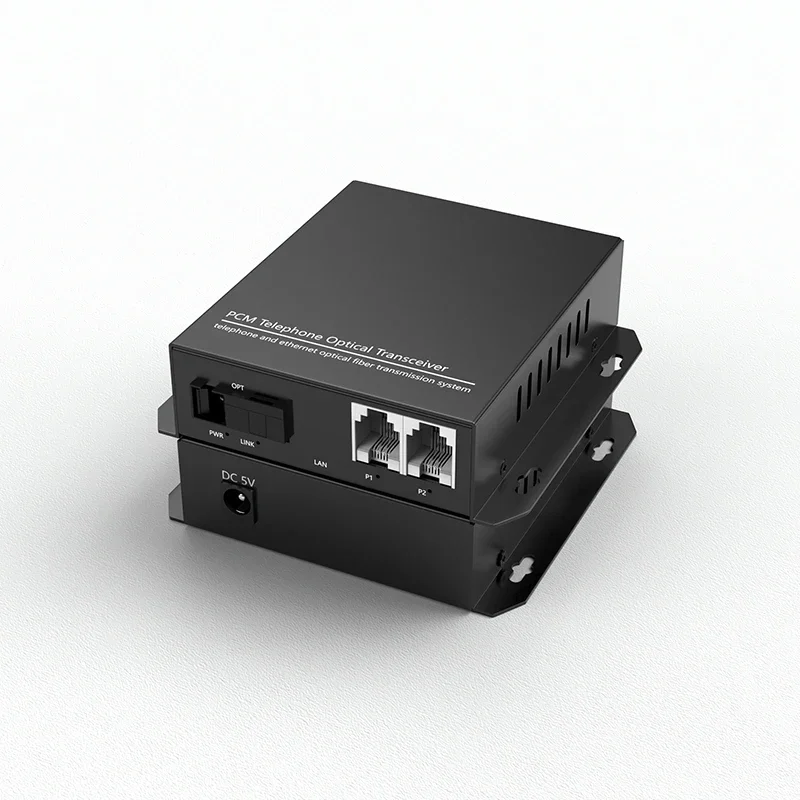 

Telephone optical transceiver 2-way frequency optical transceiver telephone transmission photoelectric converter SC interface