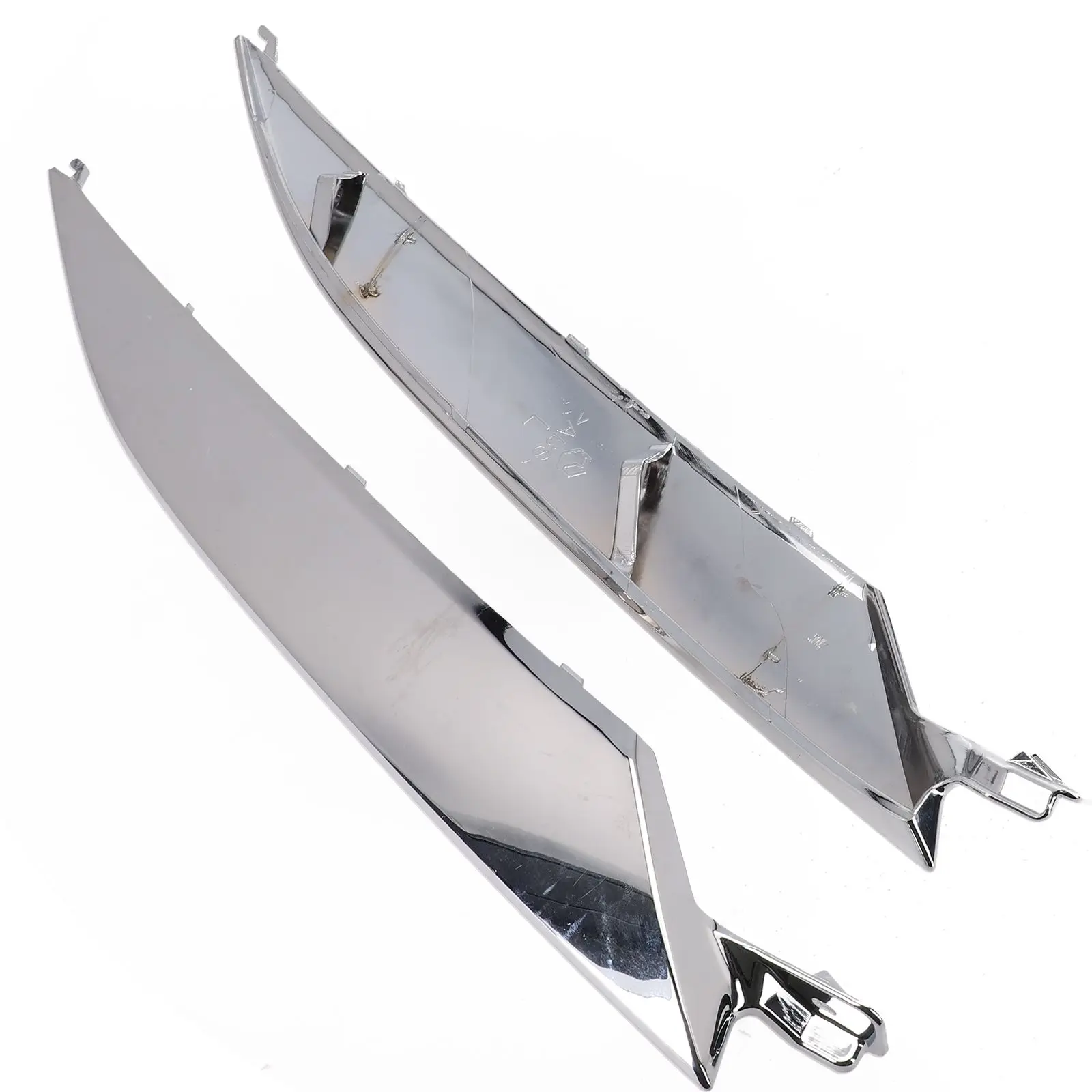 

Chrome Front Hood Grille and Headlight Trim for HRV 2019 2021 Models OEM Numbers 71163 T7A J01 71168 T7A J51 ABS 2 Pieces Set