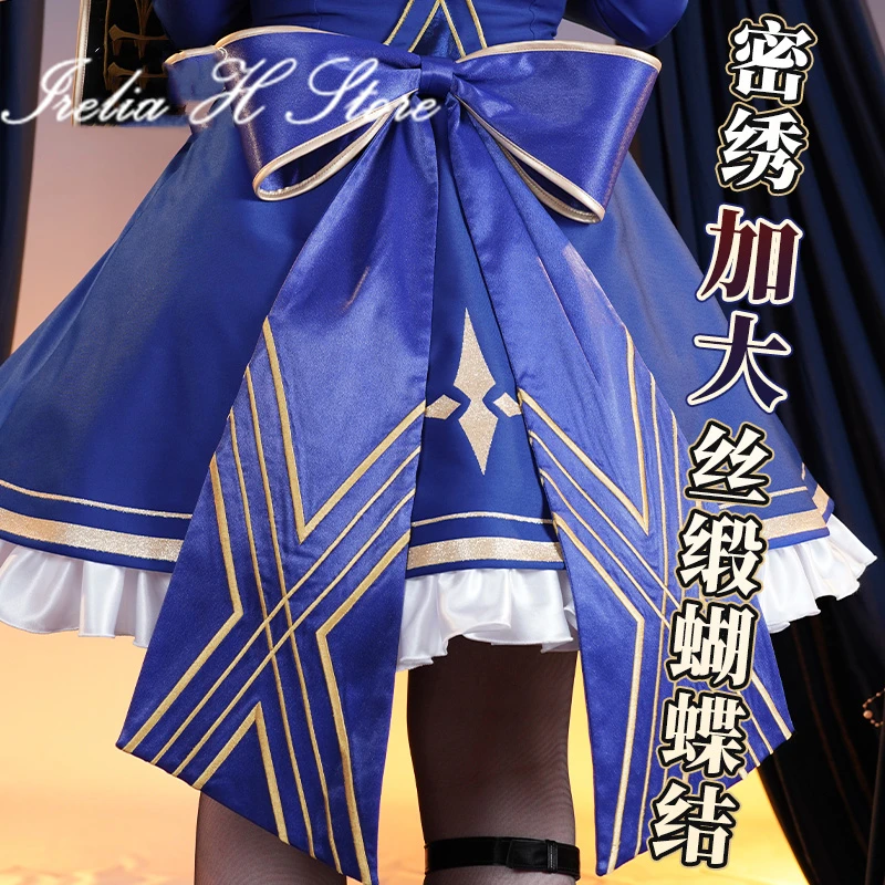 Irelia H Honkai: Star Rail Fate Sabre Altria Pendragon أزياء تنكرية للنساء فستان موحد لعبة الهالوين كيب