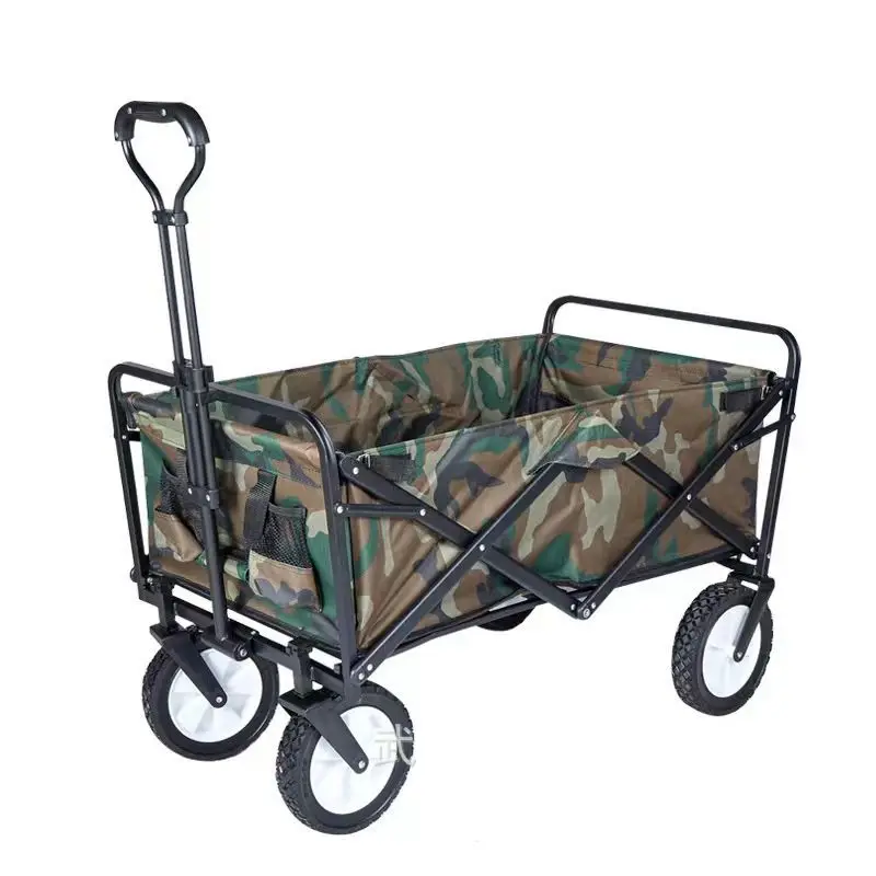 

Outdoor picnic camping folding trolley photography supermarket shopping shopping shopping portable trolley trailer