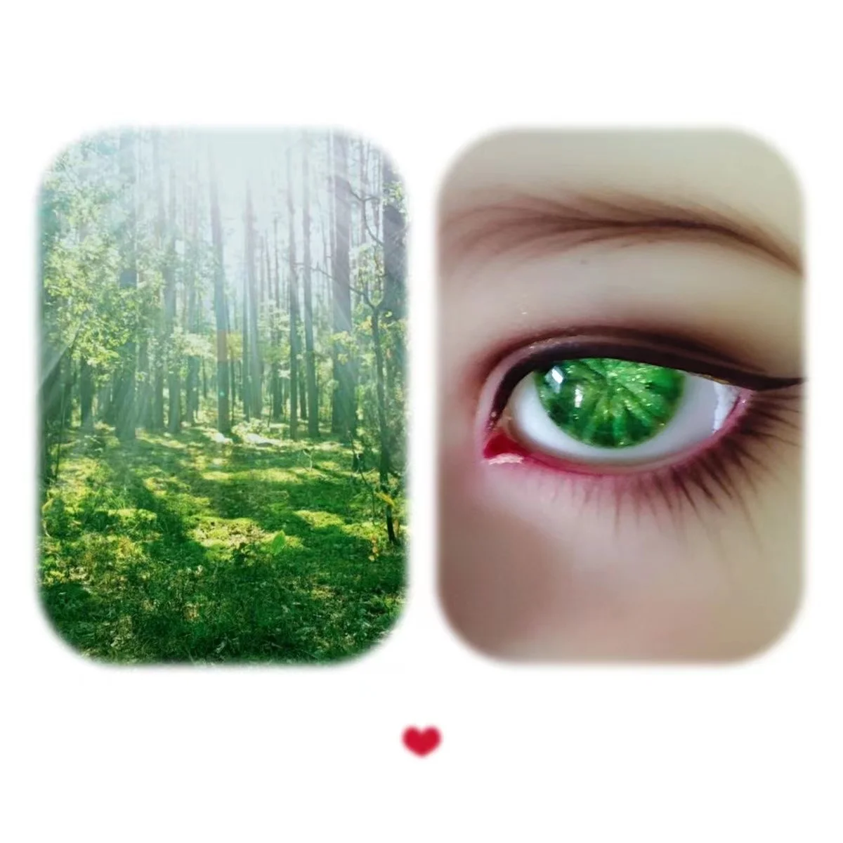 

SD/ BJD doll eyes 12mm 14mm 16mm "The grove" turquoise doll eyes 1 pair