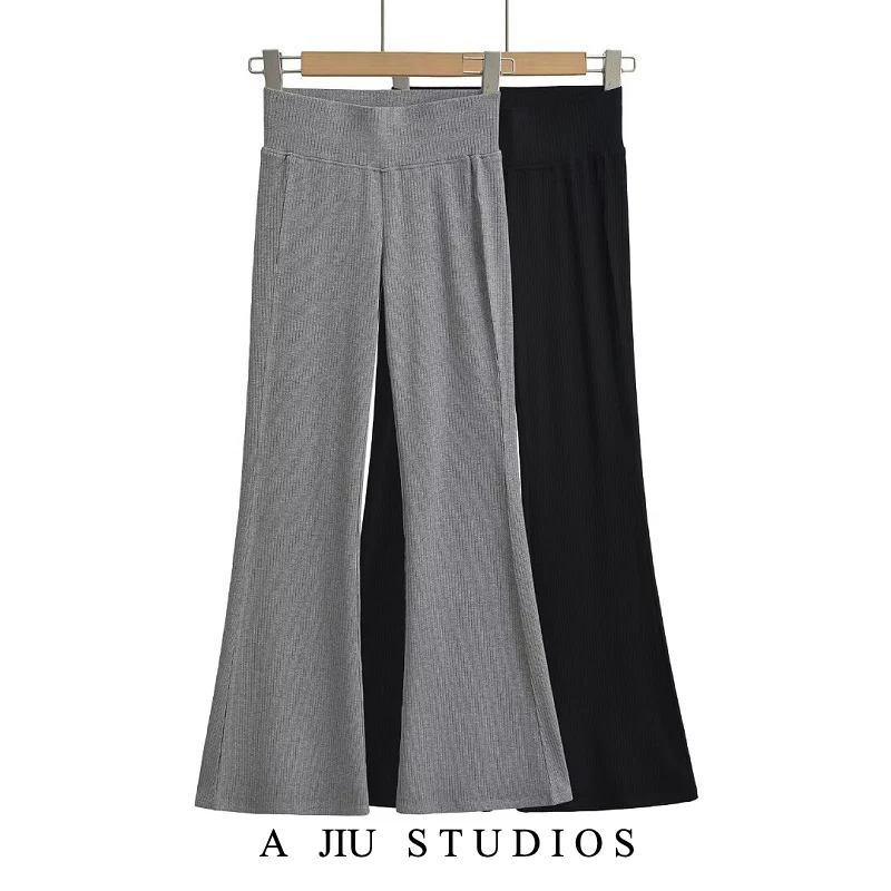 Low Waist Yoga Pants Women's Spor Fitn Loose Feel Long Pants Street Sle Bell Bot Casual Pants for Women