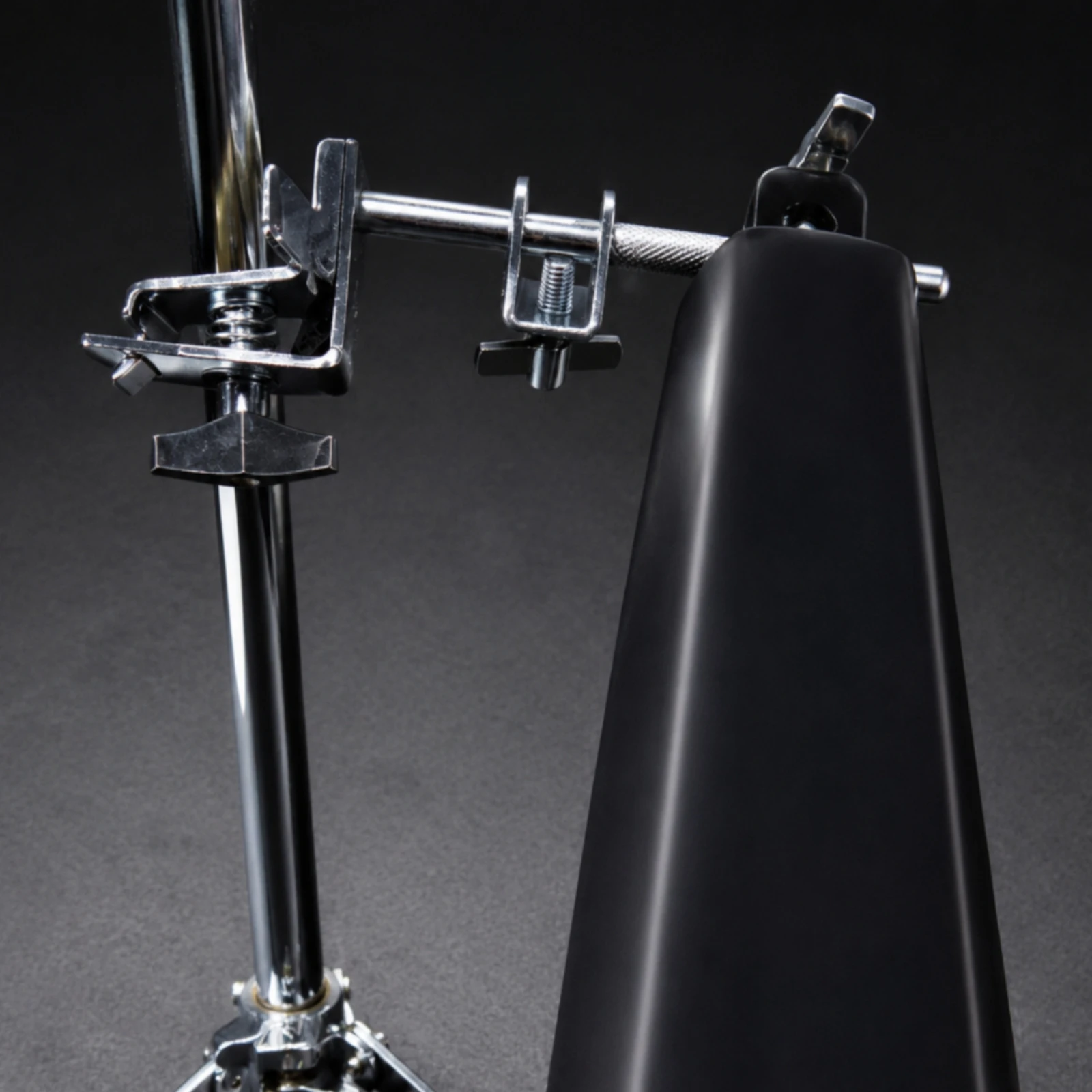 Cowbell with Mounting Clamp Adjustable Metal Cowbell Percussion Instrument Sturdy Robust for Young Musicians