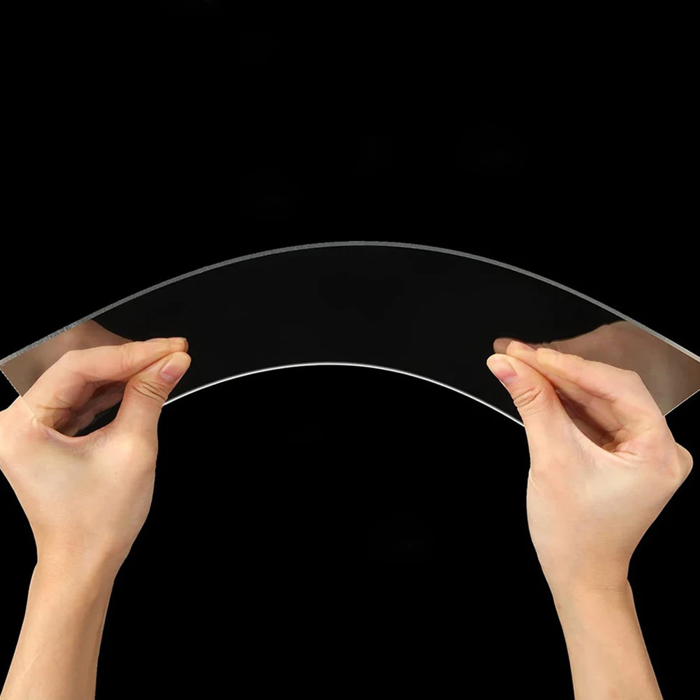 2pcs Clear Acrylic Sheets Diy Paint Palette Smooth Practical Mixing Tray Multi-Functional Pigment Trays For Watercolor Oil