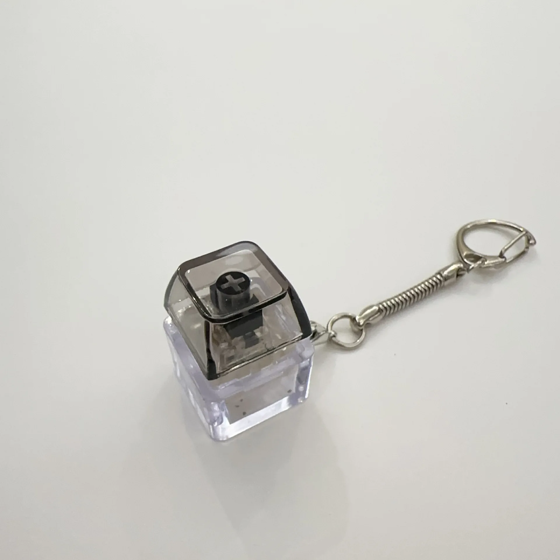Led Keychain Tactile Click Fidget Key Ring Mechanical Keyboard Keycap Lightweight Led Bag Charm For Office Stress Relief Gaming