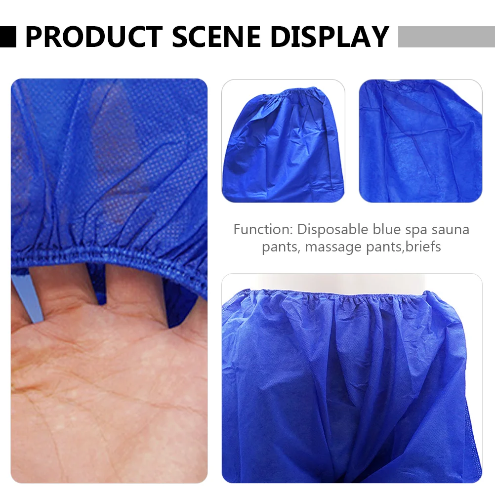 10pcs Urine Leakage Men\'s Pants Disposable Moisture-absorbing Period Briefs Useful Sauna Pants