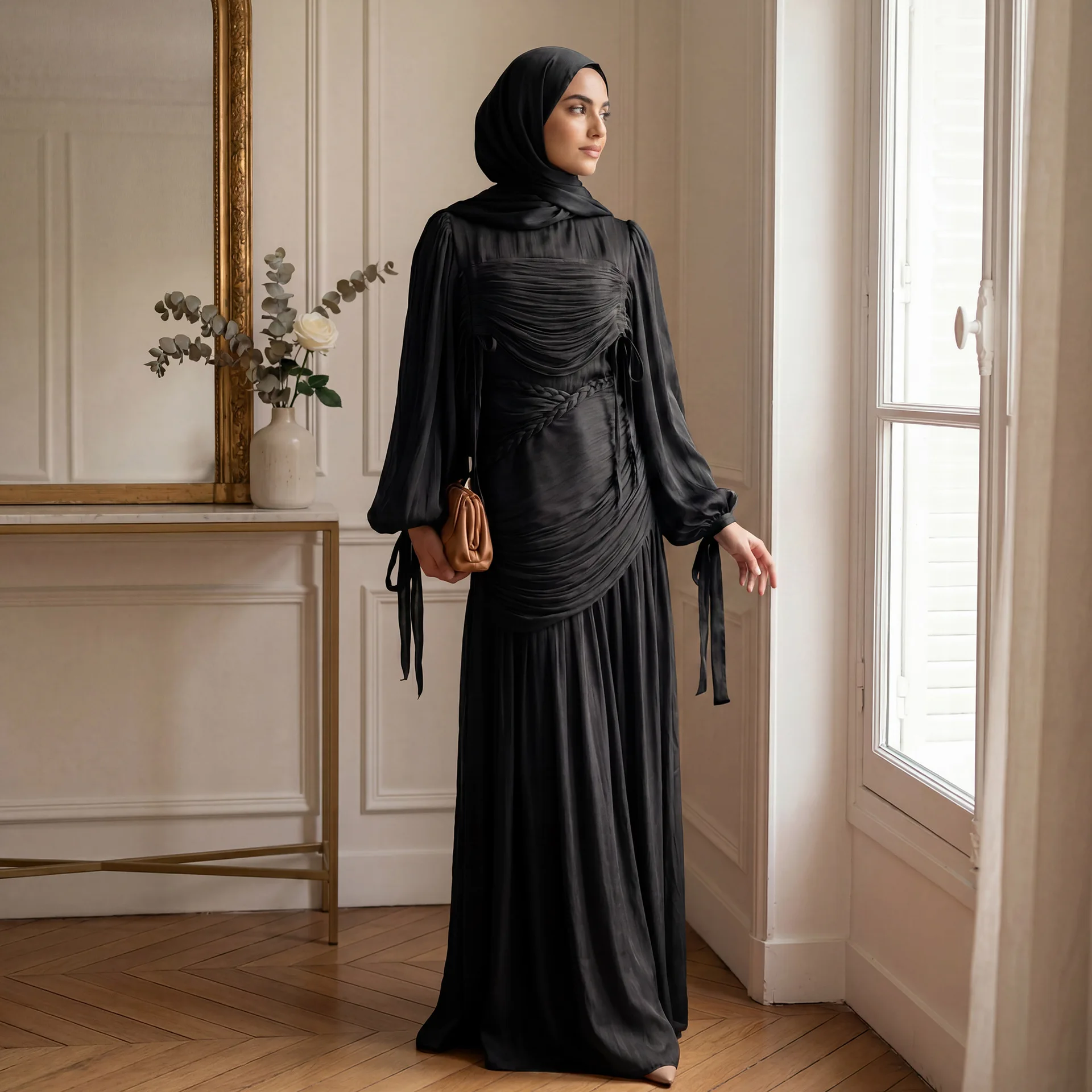 

Muslim Maxi Dress Women Dubai Abaya Turkey Kaftan Eid Djellaba Islam Clothing Jalabiya Femme Robe Dresses Longue Vestidos Largo