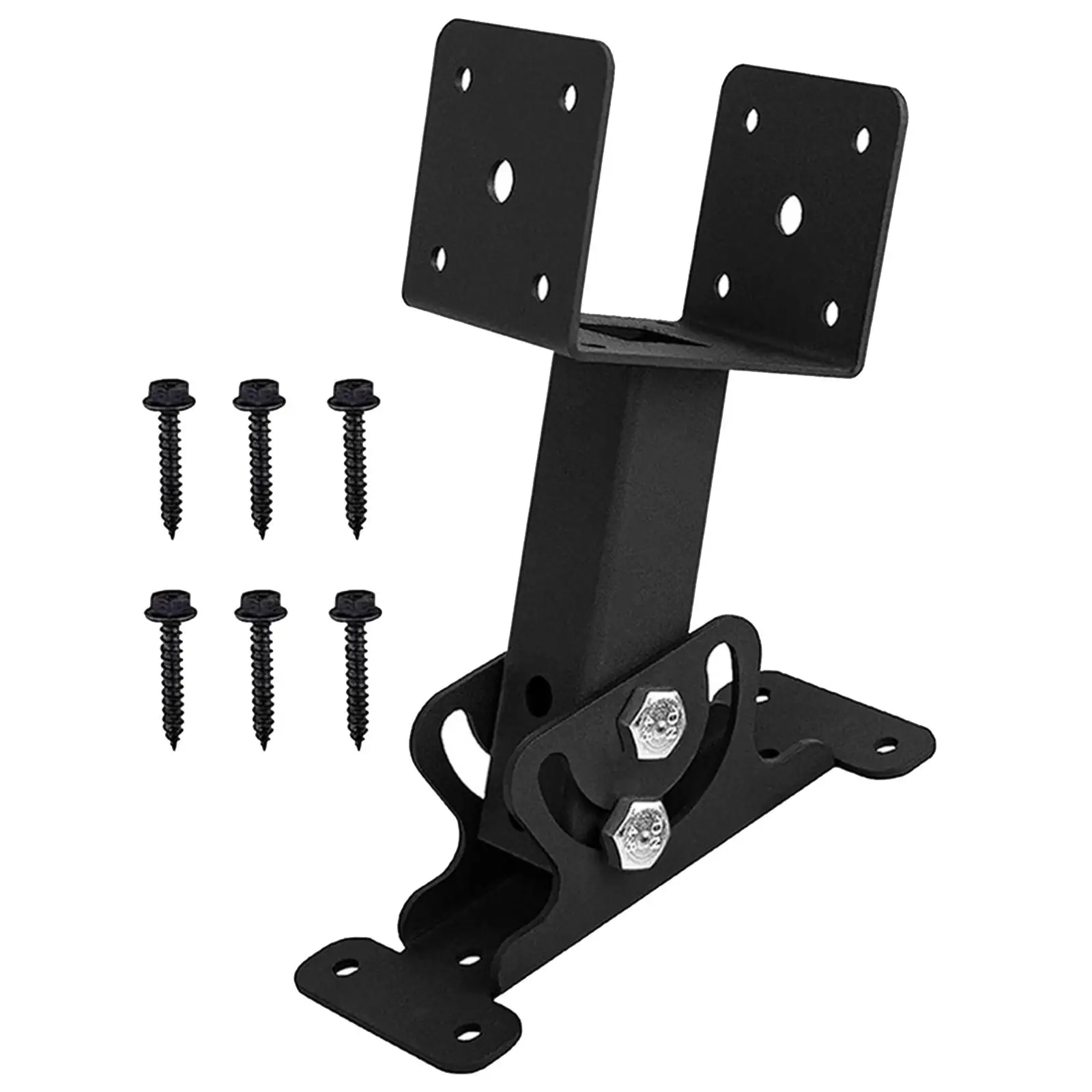 Roof Riser Bracket Roof Mount Brackets Rotatable Direction Cooling Shed Support Frame Pergola Roof Riser Beam Bracket for Patio