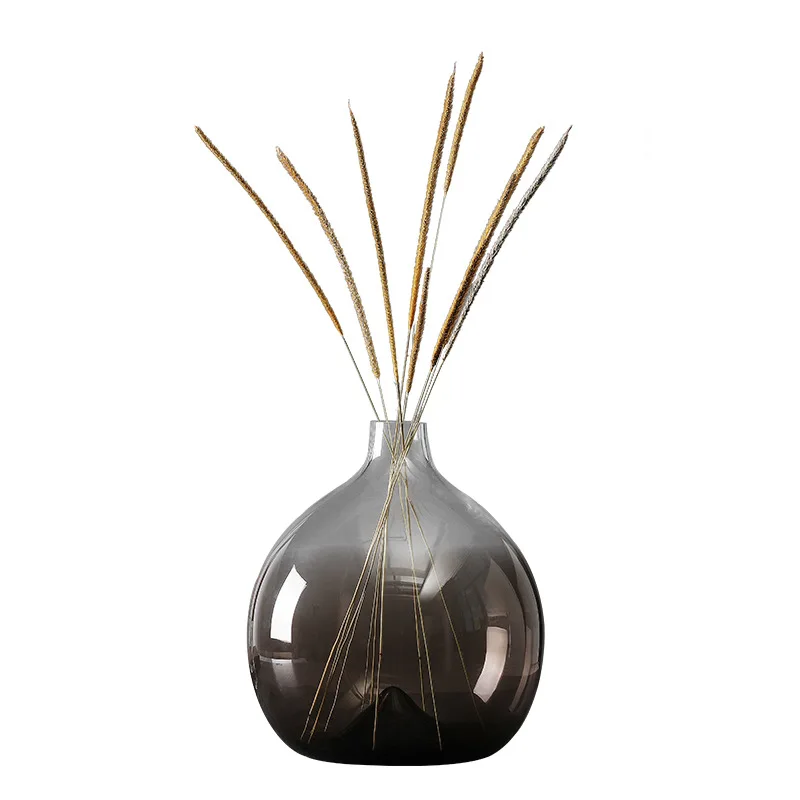 

High-end modern simple living room transparent light luxury creative vase ornament