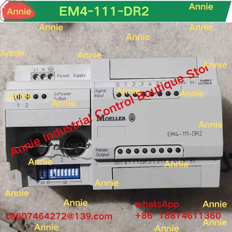 

Тест б/у ОК. Контроллер ПЛК EM4-111-DR2