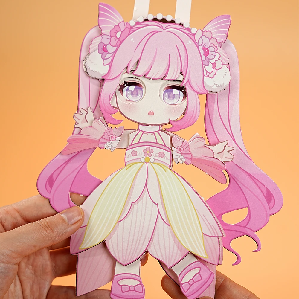 Dream Fairy Constellation OB11 Maytree 3D Paper Doll Cute Cartoon Creative Paper Piece Handmade Material Kawaii  for Kids