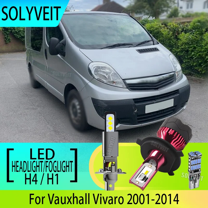 

High-Quality LED Car Bulb H4/9003 H1/448 Headlight Foglamp FOR Vauxhall Vivaro 2001-2007 2008 2009 2010 2011 2012 2013 2014