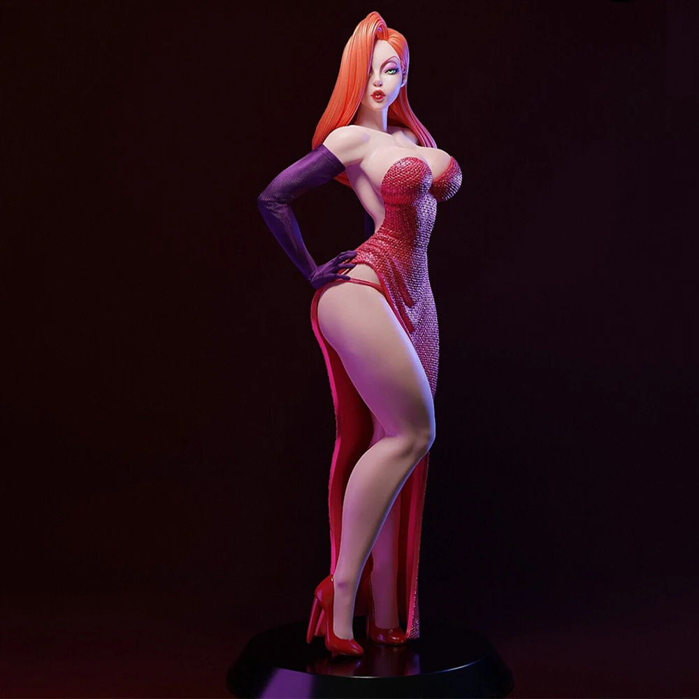 Figura de resina sin pintar chica con tacones para coleccionismo y rol - imagen 5
