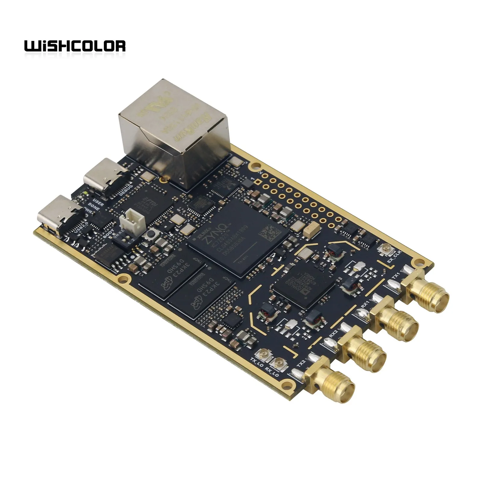 HAMGEEK 70MHz-6GHz Zynq7020+AD9363 SDR Software Defined Radio Development Board with Cooling Fan for Pluto SDR MATLAB