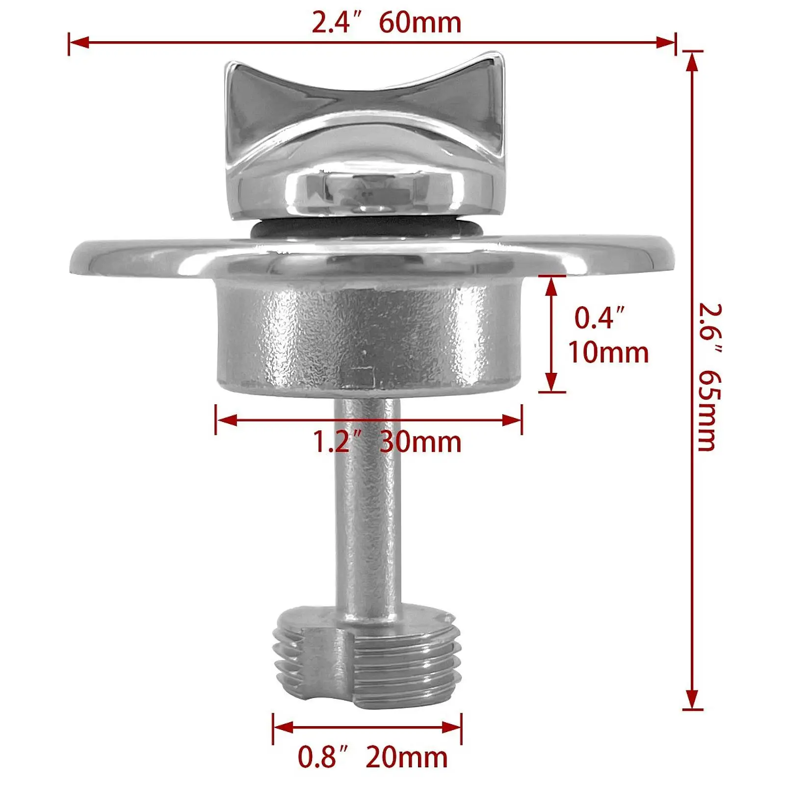Marine Boat Drain Plug Premium Spare Parts Easy to Install Marine Hardware view 6