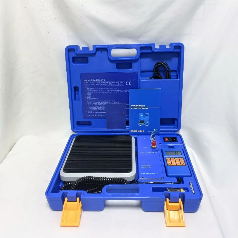 for  VES-50A 50B 100A 100B Electronic Refrigerant Scale Snow Quantitative Liquid Weighing Fluorine Charging Digital