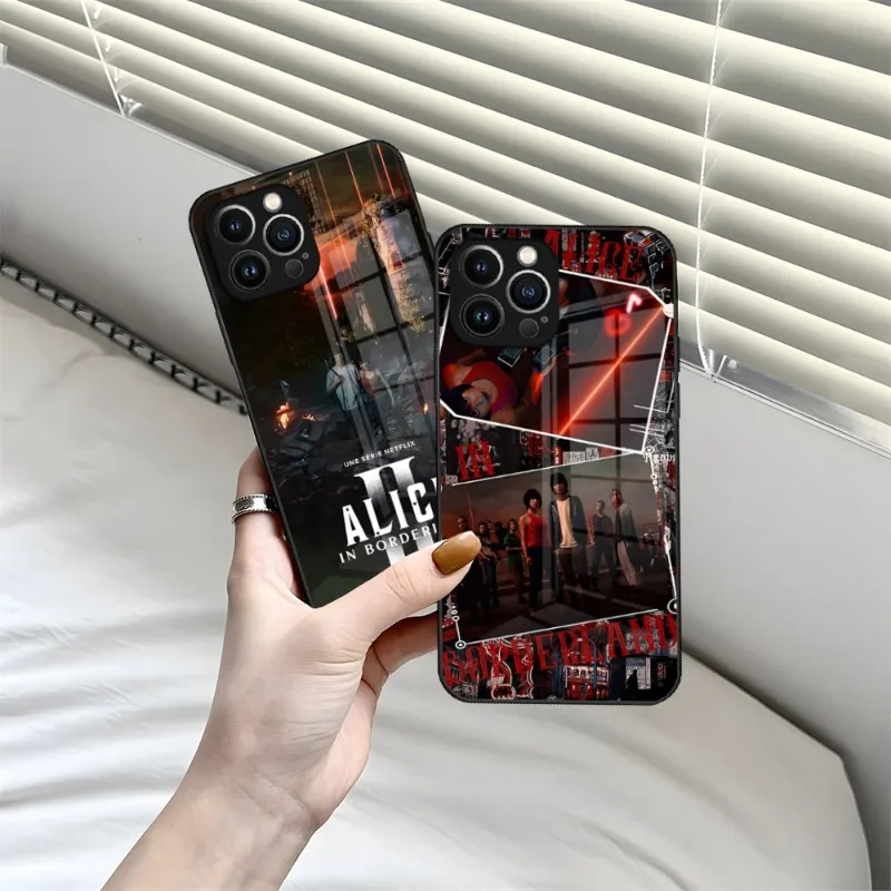 Alice In Borderland Phone Case Tempered Glass For IPhone 14 12 13 11 Pro XS Max Plus Mini X XR 8 7 6s SE2020 Cover