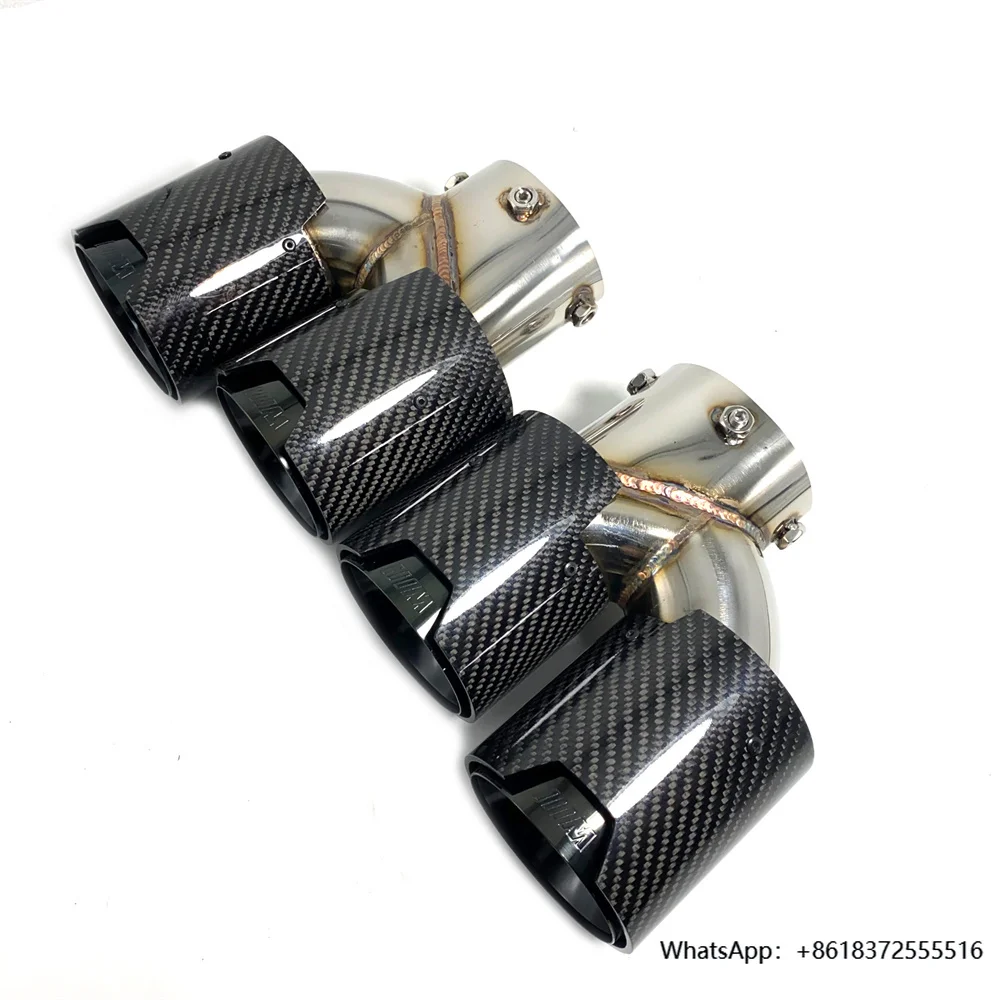 

Car Exhaust Pipe Carbon Fiber Exhaust Tip for G20 G21 M340i G42 M440i G22 M240i MP 19-20 Muffler Tip Exhaust System
