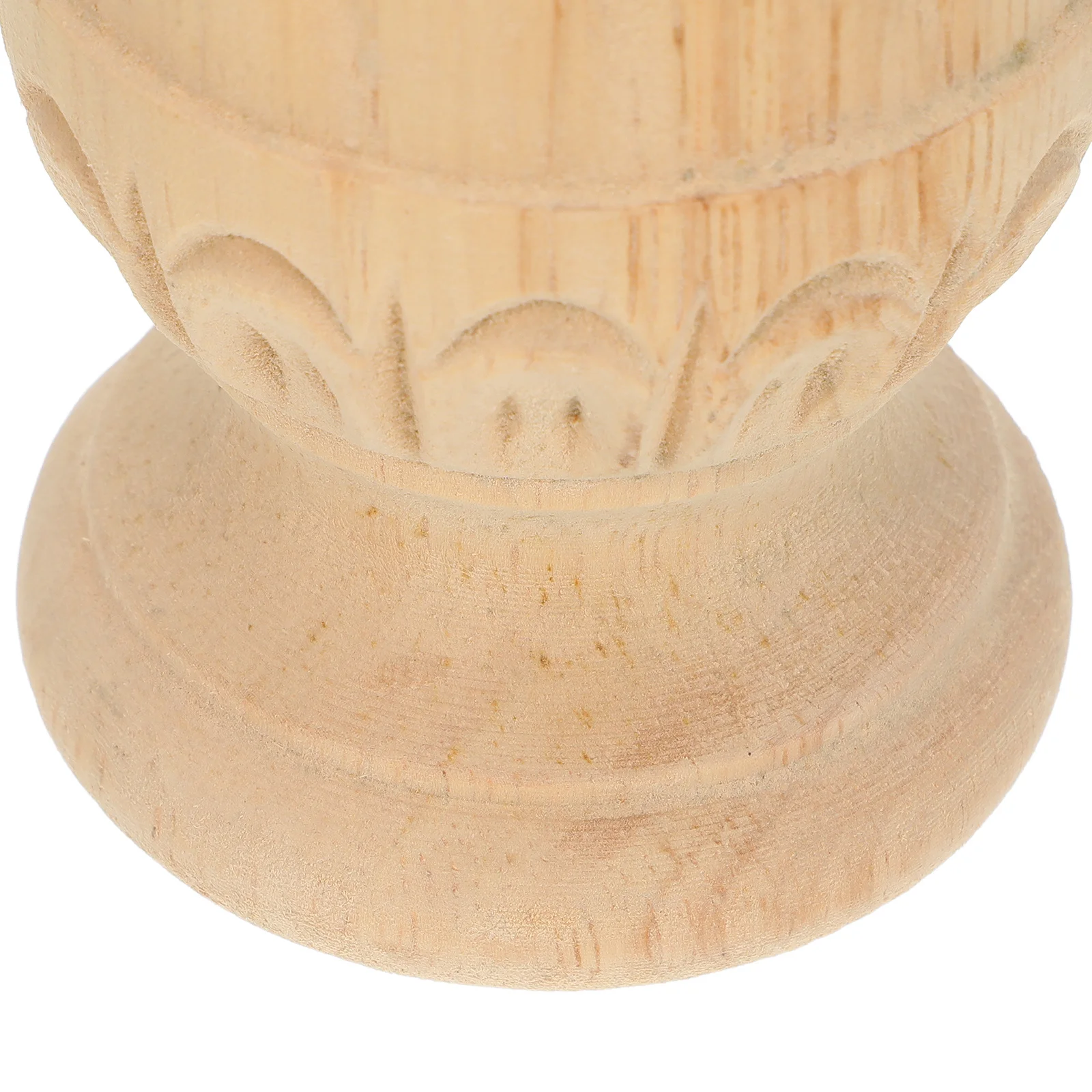 未完成の木製フィニアル、パイナップル型のクラフトスピンドル、DIY階段、ベッドポスト装飾、手すりポストトッパー、木工、ローマ風