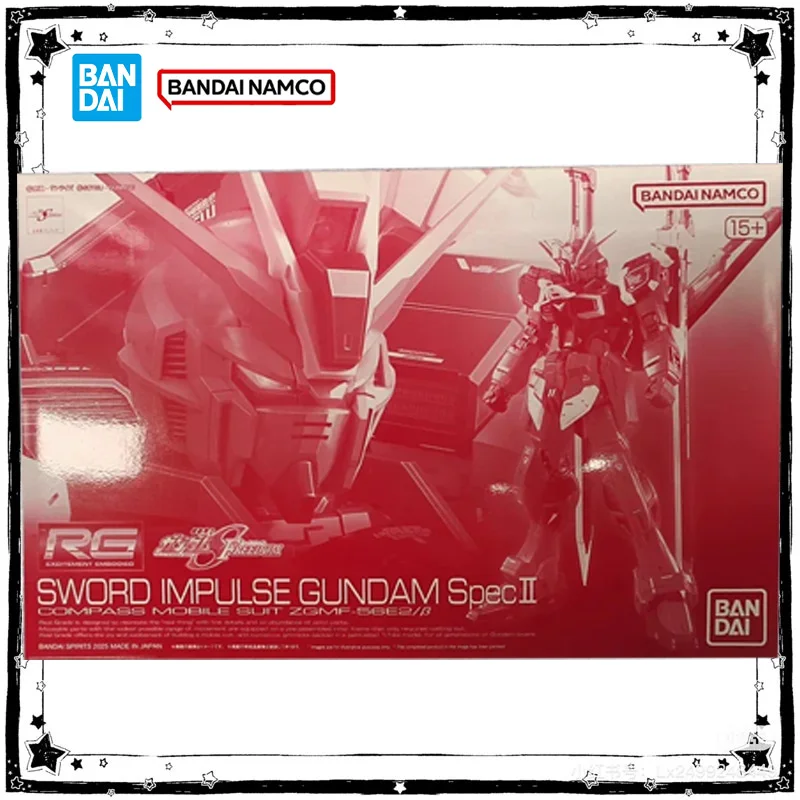 

Bandai Genuine Hobby RG 1/144 Sword Impulse Gundam SpecII Assembly Action Figure Anime Model High Poseability Toy Christmas Gift