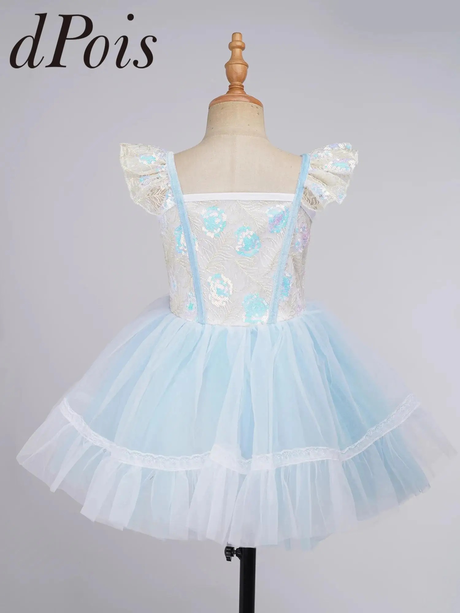 kids-tutu-dress-with-cloak-stage-performance-outfit-ballet-dance-dress-for-girls-party-princess-sequin-layered-tulle-dresses
