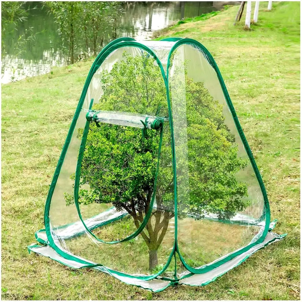 

Прозрачная мини-теплица из ПВХ для садоводства на открытом воздухе, портативная палатка для защиты от солнца, защита растений от холода