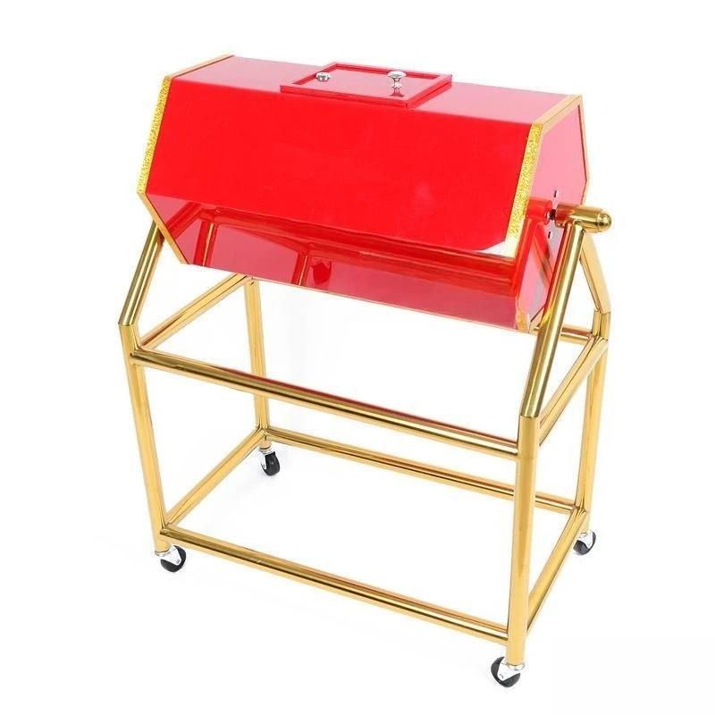 Rollentyp aus Acryl, große Plexiglasbox, Handkurbelbox.