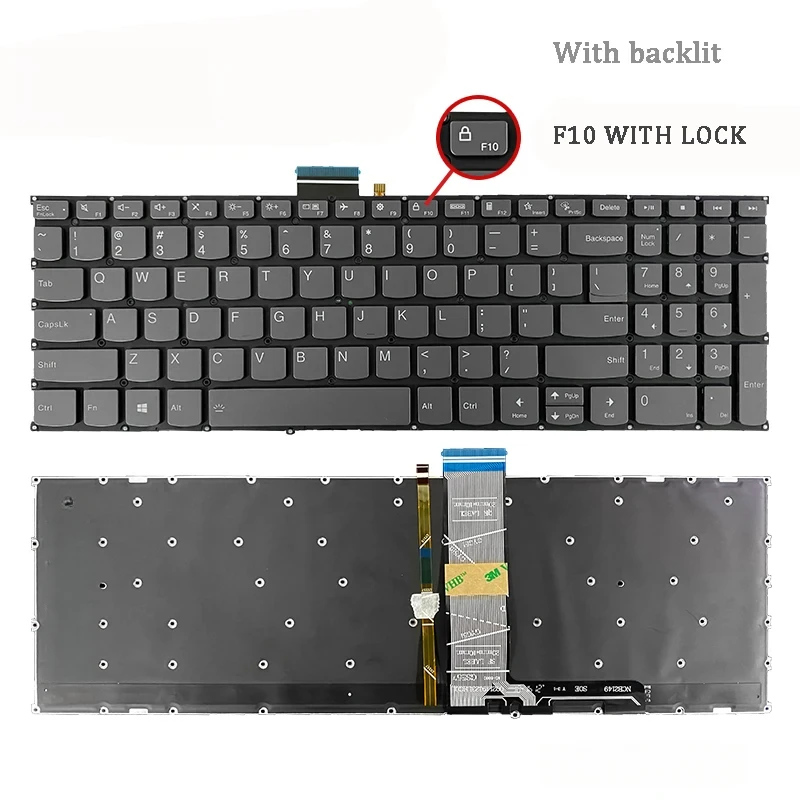 Laptop Keyboard For LENOVO ThinkBook 15 G2 G3 ACL ITL G4 IAP 15P IMH ARE E5-IML E5-ITL -IIL 2021 IdeaPad 15 ALC7