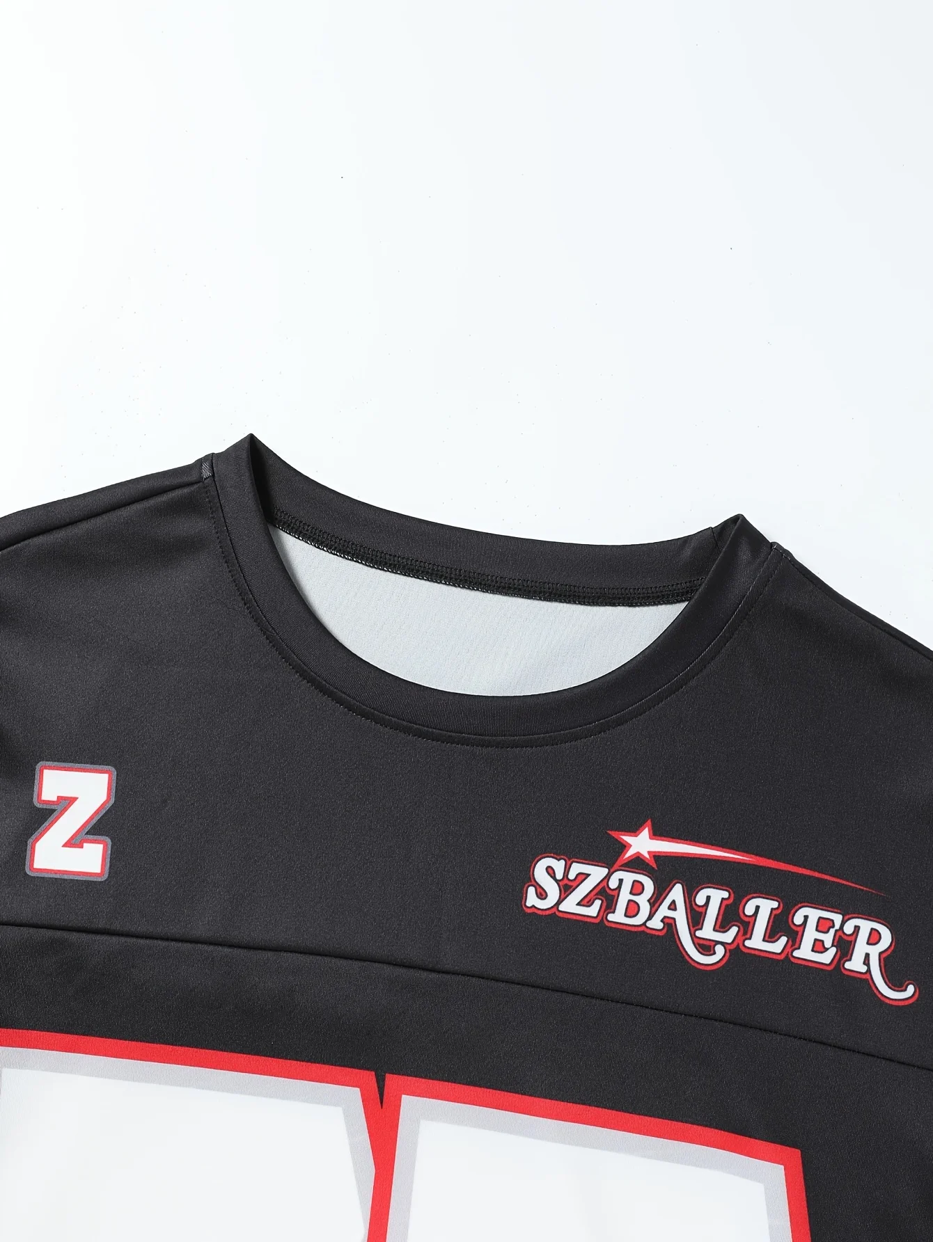 تي شيرت رجالي للشارع الرجبي، تي شيرت رياضي وترفيهي بأكمام طويلة سريع الجفاف، مقاس 77 زي كرة #3