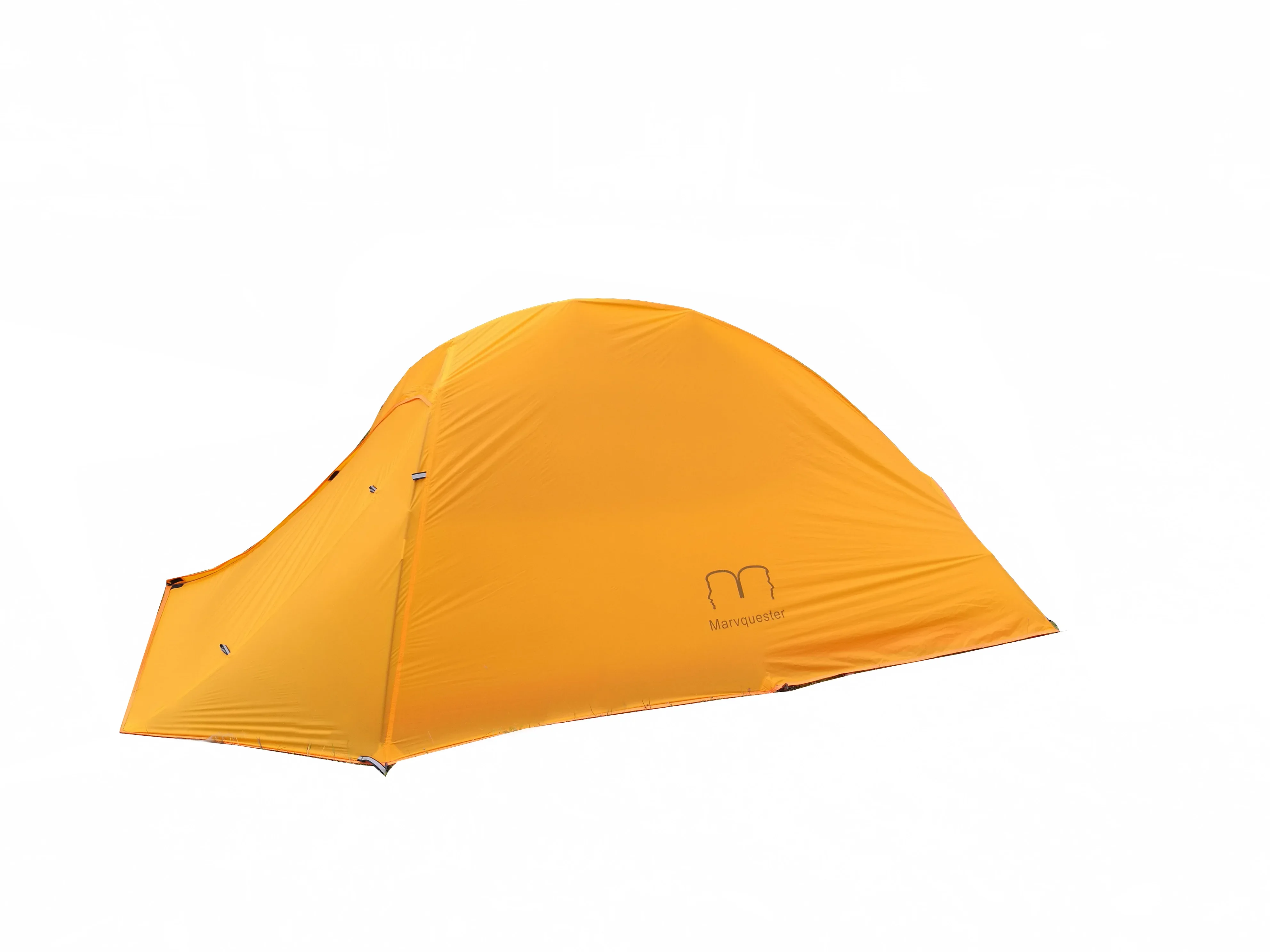 1.26KG Silicone Coated Waterproof 20D Nylon and Carbon Fiber Pole Double-layer Two-person Ultralight  Camping Tent