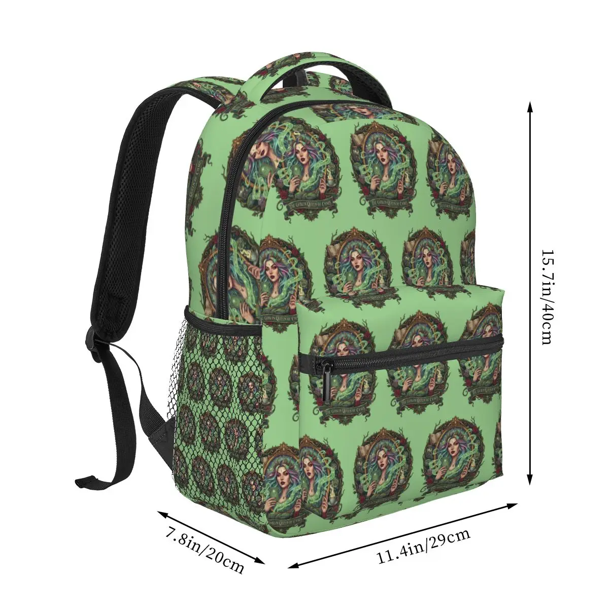 Goblin Queen Backpack Student Boys Girls BookBag Children School Bag Laptop Shoulder Bags for Men Women