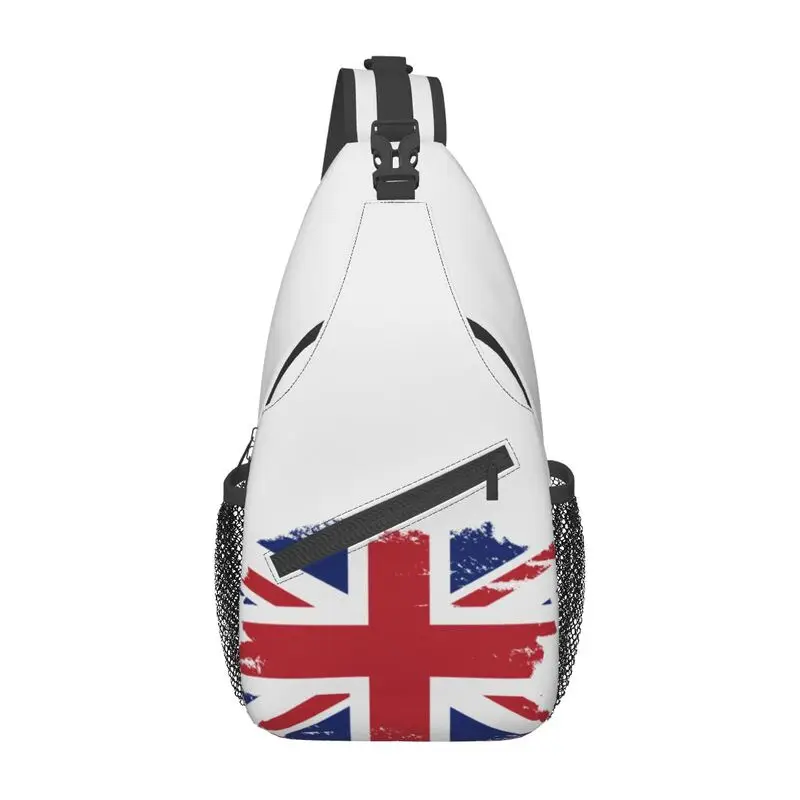 UK Flagge Schlinge Brusttasche benutzer definierte Union Jack britischen stolzen Schulter Cross body Rucksack für Männer reisen Tages rucksack