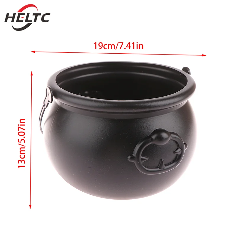 Large Wizard Witch Cauldron Decoration Prop Halloween Parties Table Centerpieces Candy Holder Table Halloween Decorations